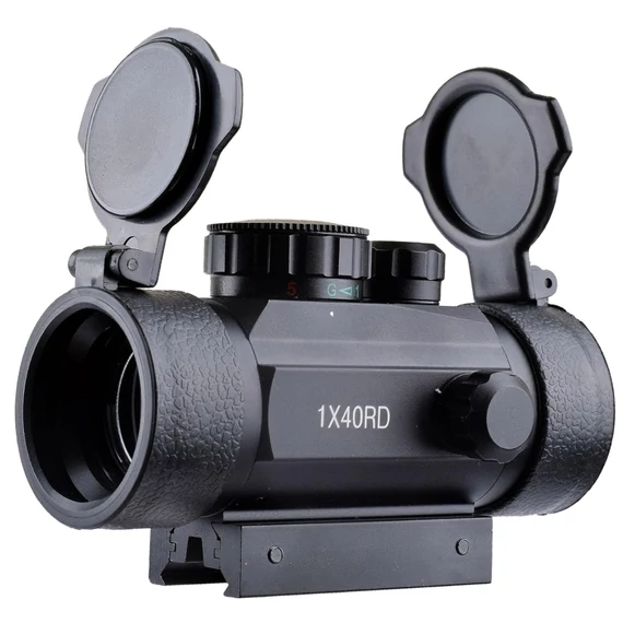 Red Dot 1 x 40 taktikai puska puha holografikus irányzék 11 mm-es 22 mm-es teleszkópos irányzéktartóval (1X40RD)