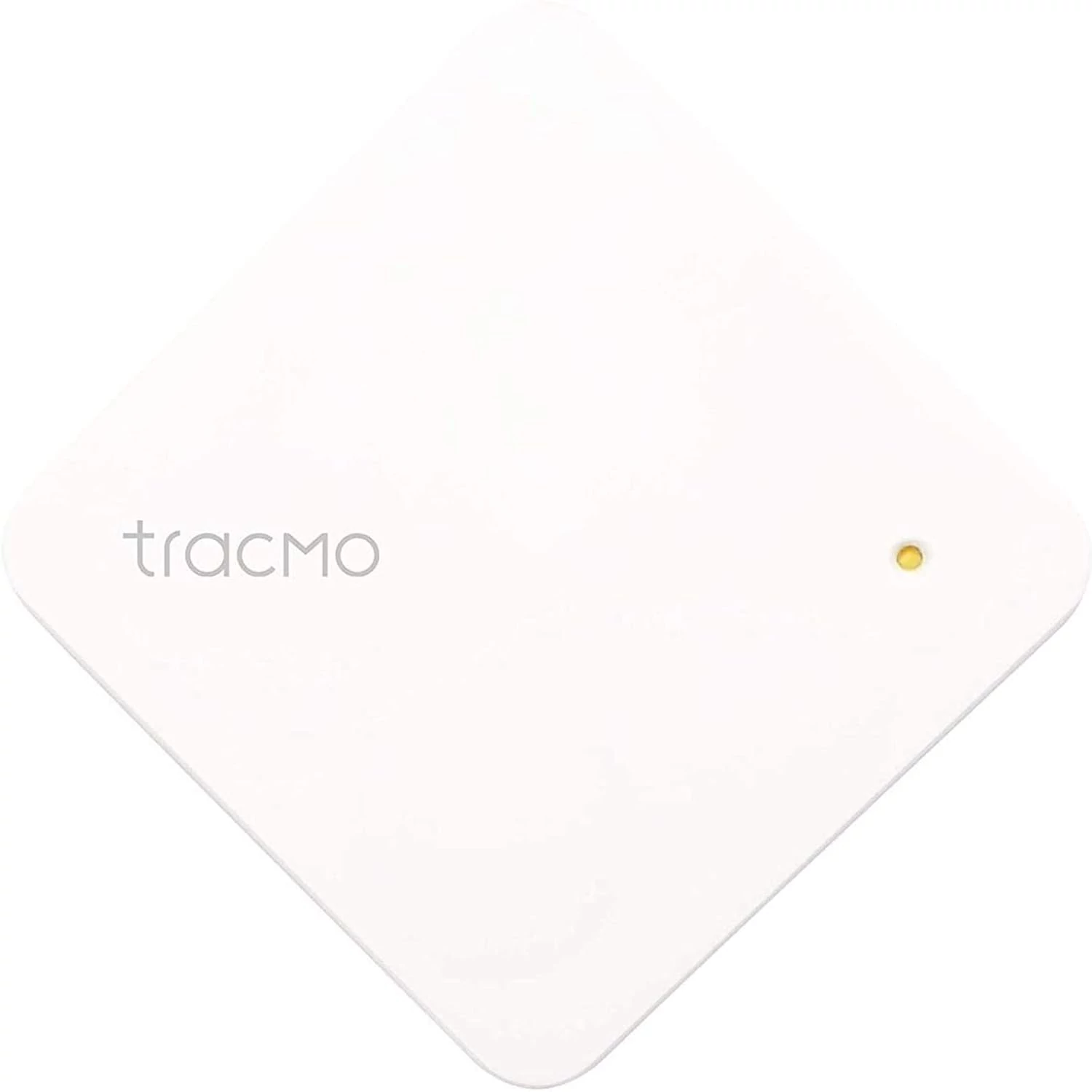 Tracmo LeafTracMo White Leaf Bluetooth Key Finder Locator Item with APP for Phones Alarm Tracker Waterproof Compatible with Smart Home Device for Kids Pets Luggage Wallet Patient Battery Replaceable