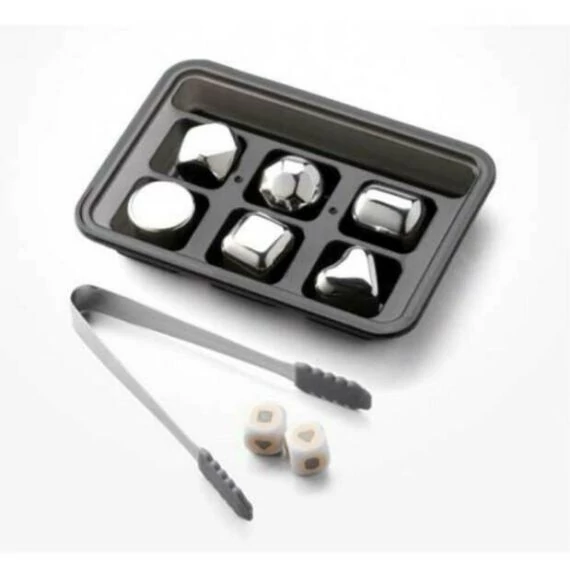 Xiaomi - Circle Joy - Stainless Steel Ice Cubes - Rozsdamentes Acél Jégkockák 6 Darab (6952868346933)